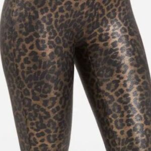 SPANX Leopard Shine Print Leggings